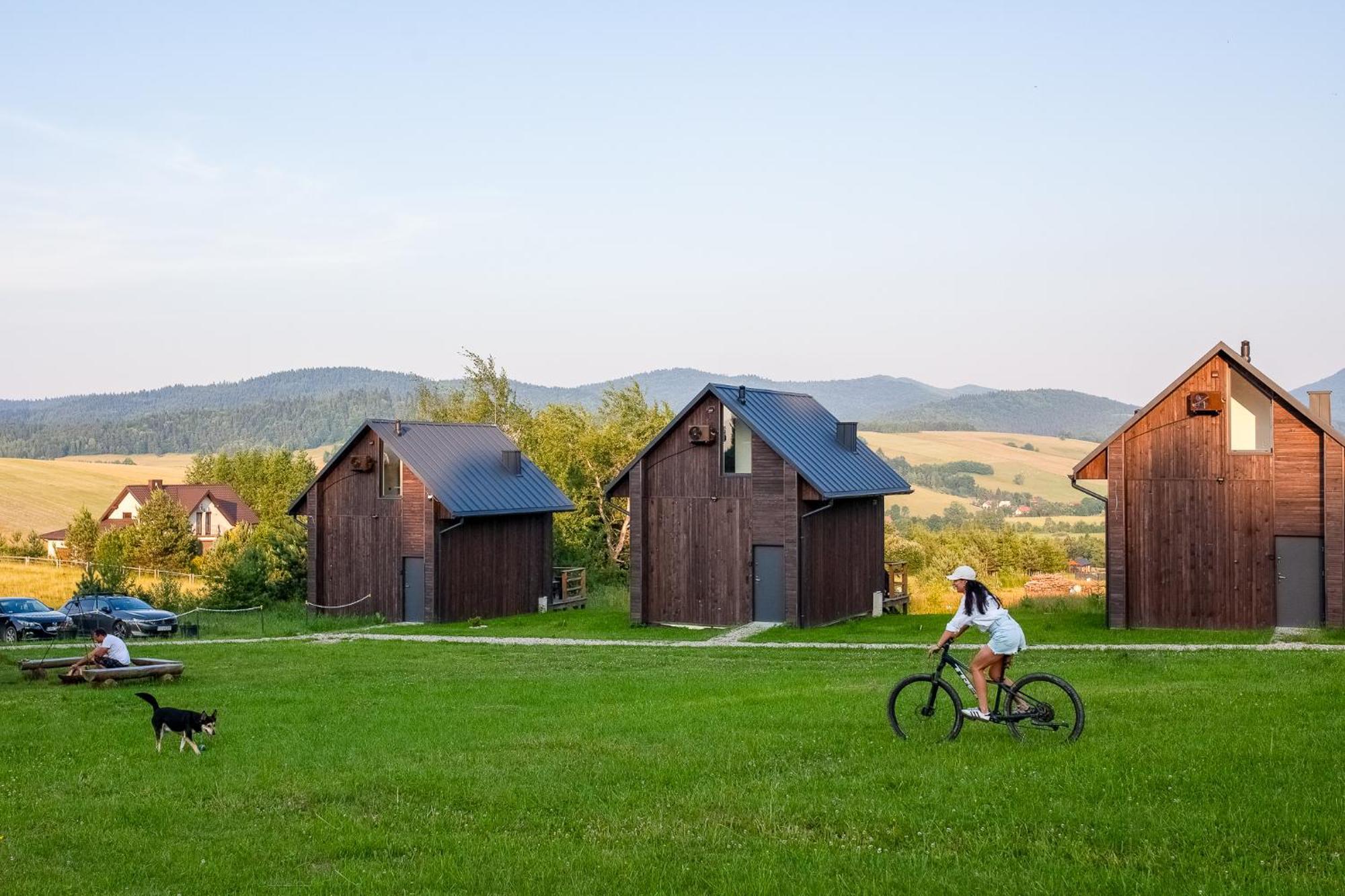 Polana Piorun Domki Wakacyjne W Beskidach Krynica-Zdrój Exteriér fotografie